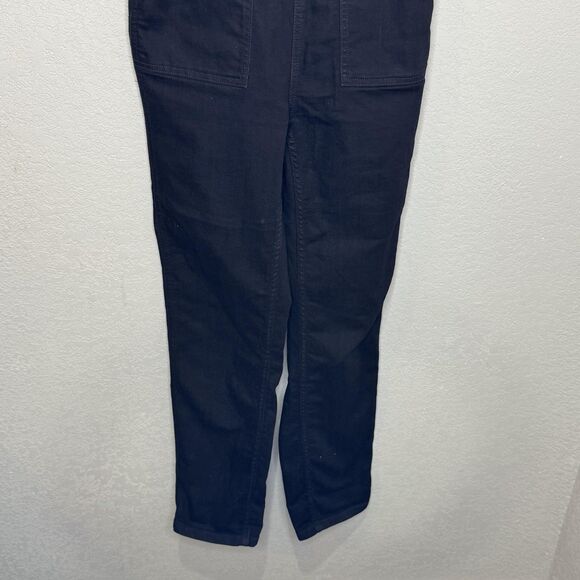 Madewell Overalls Womens Small Black Denim Bib Adjustable Straps Pockets C9646 - Picture 5 of 10